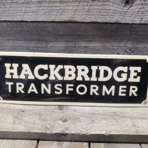 Emalikyltti HACKBRIDGE TRANSFORMER 380X127X2