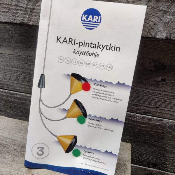 PINTAKYTKIN KARI-FINN 3H TYHJENNYSPUMPUN OHJAUS 02 PINTAKYTKIN KARI-FINN 3H TYHJENNYSPUMPUN OHJAUS 02