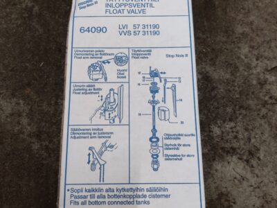 Täyttöventtiili 64090 IDO