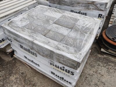 Pihakivi Rudus Kartanokivi 80 278x138x80 mm sileä harmaa