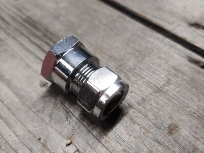 3/8×12 Puserrusliitin sk krom